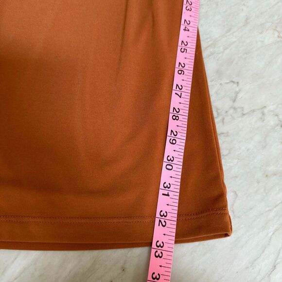 IMAN Global Chic Runway Jersey Pull-On Pant Dark Amber size LT NWOT - Picture 7 of 7